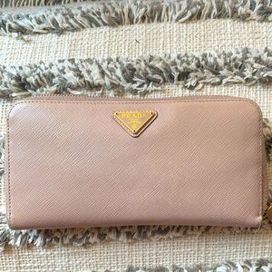 Prada Saffiano Long Wallet